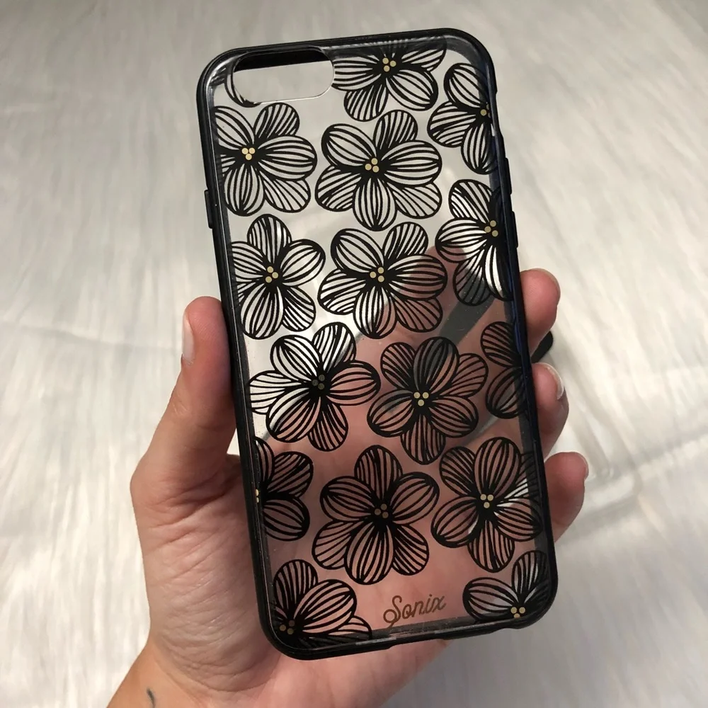 Sonix iPhone 6 Clear Black & Gold Flower Phone Case